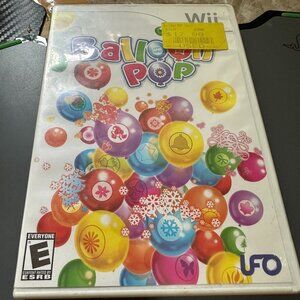 Balloon Pop Nintendo Wii 2008 Complete Tested